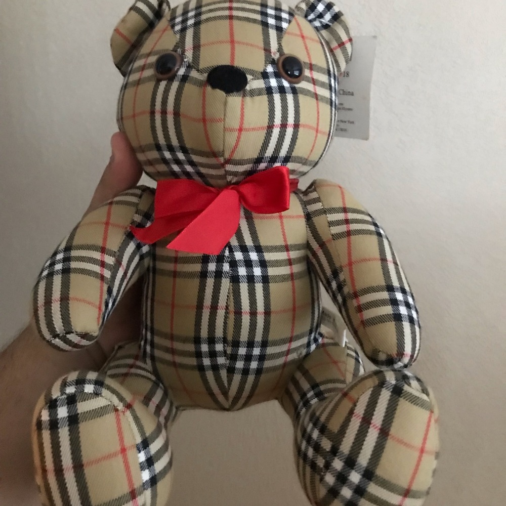 Burberry plush bear